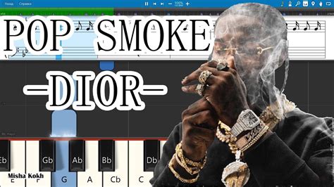 dior piano|POP SMOKE .